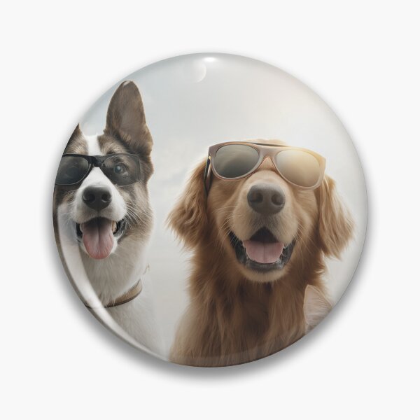 Item preview, Art Dogs and Cats wearing Sunglasses for Funny Poster with Multiple Moons Fantasy Sky Background designed and sold by Jubjangm3.