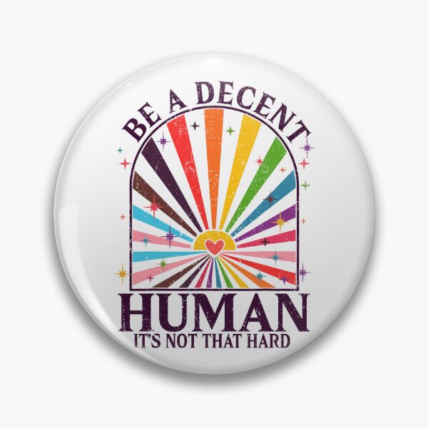 Item preview, LGBT Retro Be A Decent Human It's Not That Hard designed and sold by Ortigzitoun.