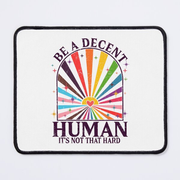 Item preview, LGBT Retro Be A Decent Human It's Not That Hard designed and sold by Ortigzitoun.