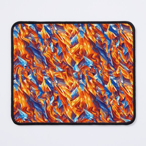 Item preview, Glowing crystal swirls in the fabric designed and sold by Sigtrix.