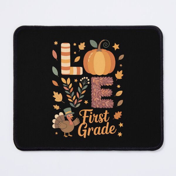 Item preview, Love First Grade Teacher Turkey Thanksgiving Autumn Fall designed and sold by VENOM0RIOT.