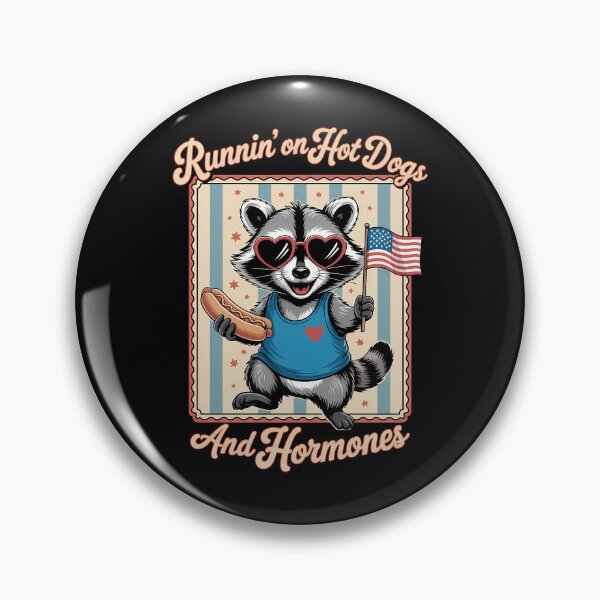 Item preview, Feral Pregnant Raccoon Patriotic Maternity Pregnancy 4th of July designed and sold by VENOM0RIOT.