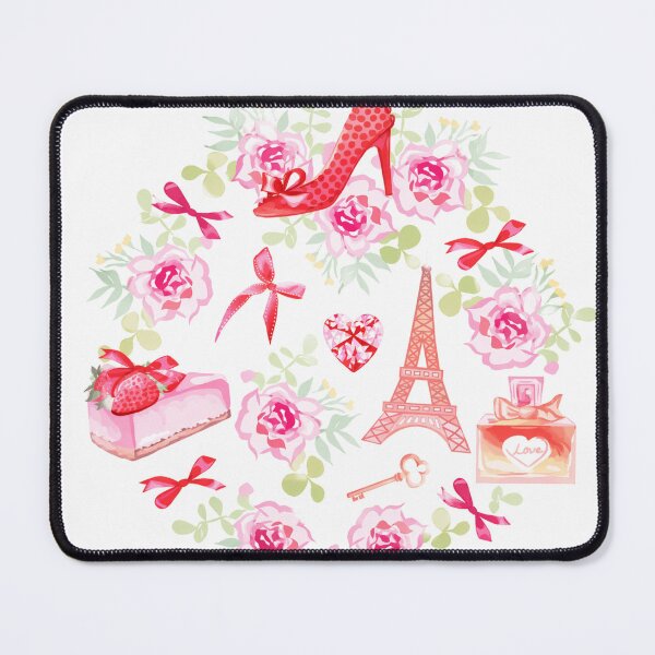 Item preview, Paris Romantic Floral Fashion Illustration with Roses designed and sold by AiHouses.