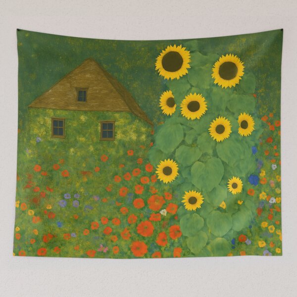 Item preview, Cottage Garden — Gustav Klimt Inspired Floral Retreat designed and sold by FrescoDesign.