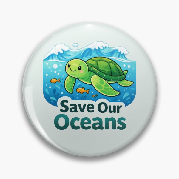 Item preview, Save Our Oceans - Sea Turtle Environmental Conservation  designed and sold by Myra365Art.