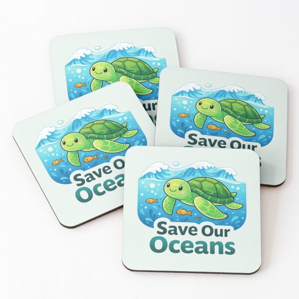 Item preview, Save Our Oceans - Sea Turtle Environmental Conservation  designed and sold by Myra365Art.