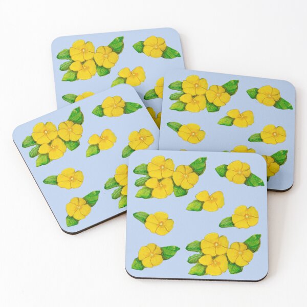 Item preview, Sunny Seville Watercolor Yellow Flowers (Blue Sky Watercolor Edition) designed and sold by Art-YT.