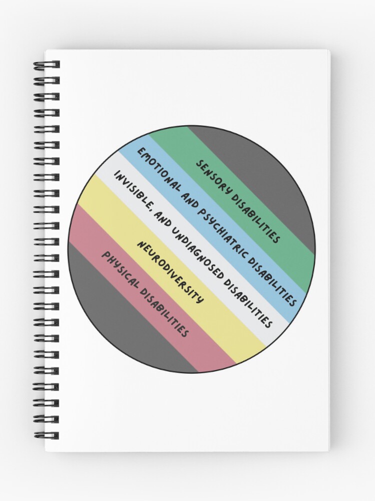 Thumbnail 1 of 3, Journal, Disability pride (version 5) designed and sold by MEMAndF.