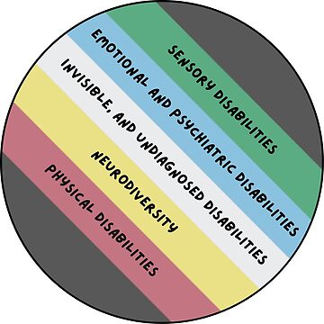 Artwork thumbnail, Disability pride (version 5) by Rebecca Tyler-Squires