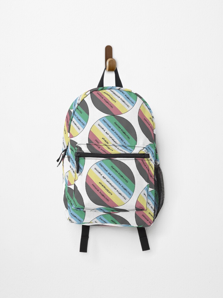 Thumbnail 1 of 3, Backpack, Disability pride (version 5) designed and sold by MEMAndF.