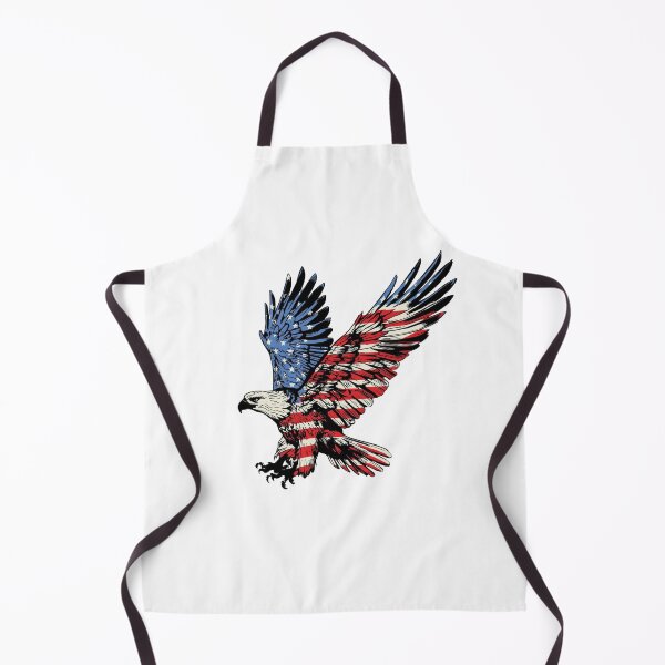 Item preview, Abstract Eagle Ink Brush Patriotic Art designed and sold by KapiPrint.