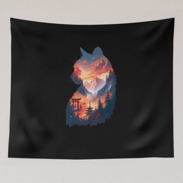 Item preview, Cat Silhouette - Cat Lover #760 designed and sold by triglavis-art.