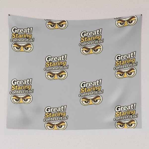 Item preview, Staring Contest It Is Funny Shirt designed and sold by Ginastle26.