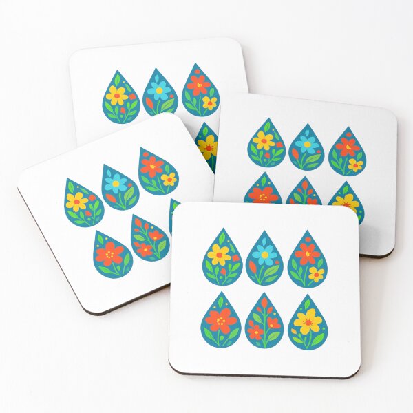 Item preview, Raindrops with flowers designed and sold by uunaa.