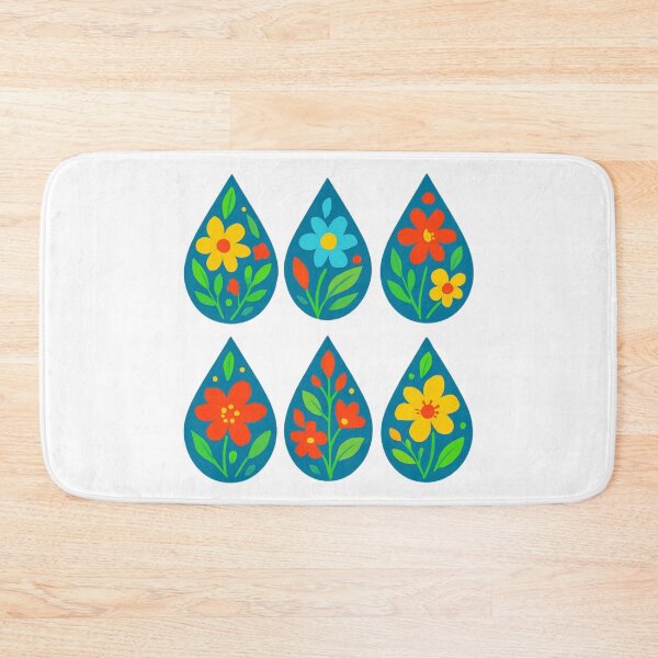 Item preview, Raindrops with flowers designed and sold by uunaa.