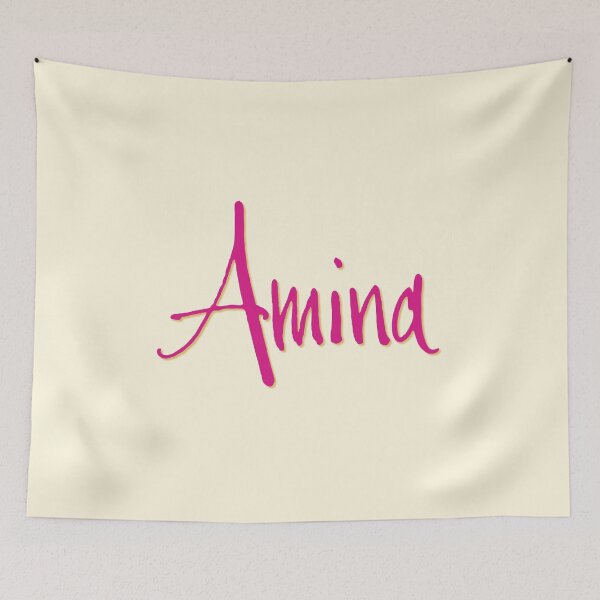 Item preview, AMINA personalized type design designed and sold by CharlottePlaceArt.