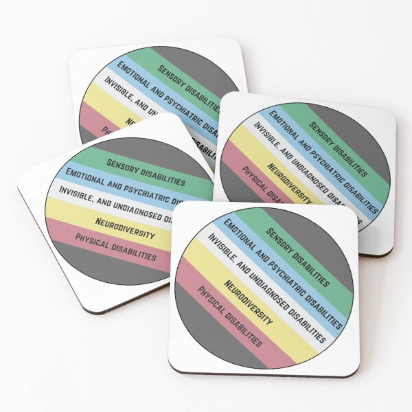 Item preview, Disability pride flag (version 7) designed and sold by Rebecca Tyler-Squires.
