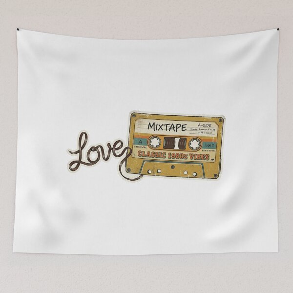 Item preview, Classic 80s Mixtape Vibes – Retro Cassette Love Design designed and sold by RickyStick.