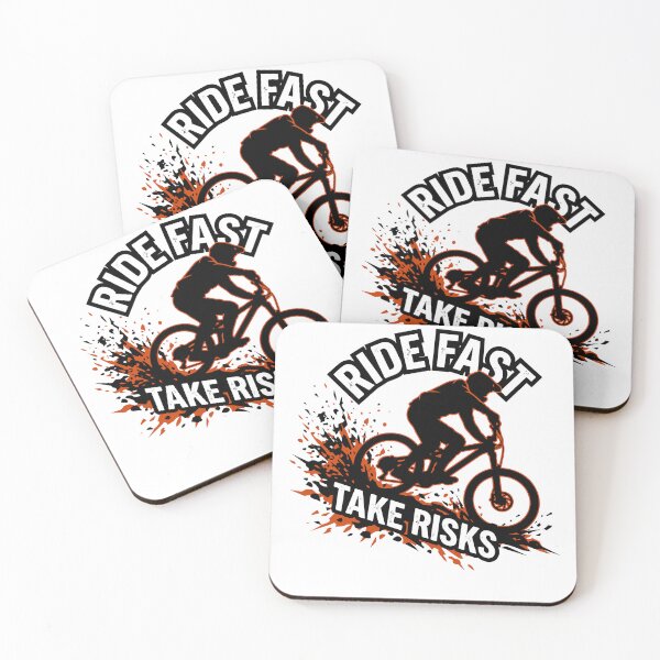 Item preview, Mountain Bike Downhill Ride Fast Take Risks MTB designed and sold by LoomLevel.