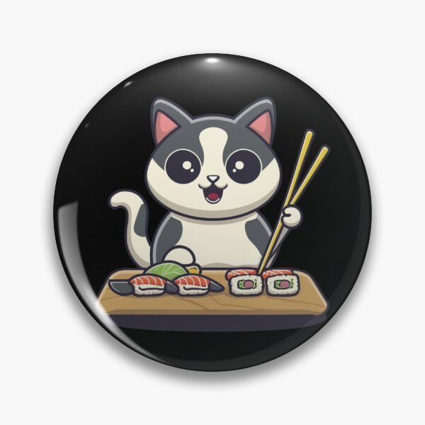 Item preview, Sushi Chef Cat – Cute Sushi Design designed and sold by kestey.