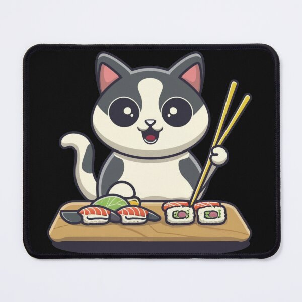 Item preview, Sushi Chef Cat – Cute Sushi Design designed and sold by kestey.
