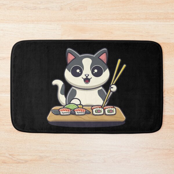 Item preview, Sushi Chef Cat – Cute Sushi Design designed and sold by kestey.
