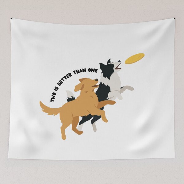 Item preview, two dogs is better than one designed and sold by Moonland21.