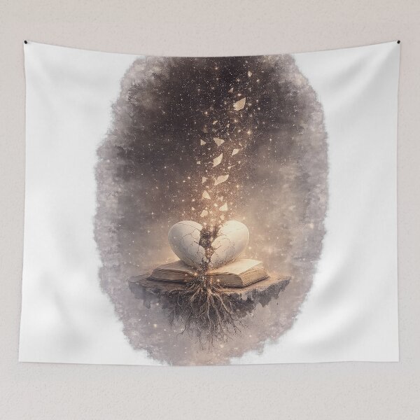 Item preview, Held Together By Moonlight – Soft Surreal Art designed and sold by InkWanderStudio.
