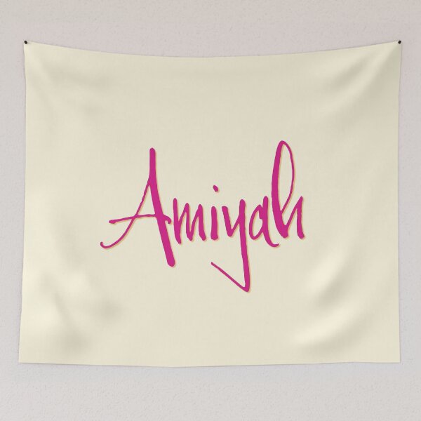 Item preview, AMIYAH personalized type design designed and sold by CharlottePlaceArt.