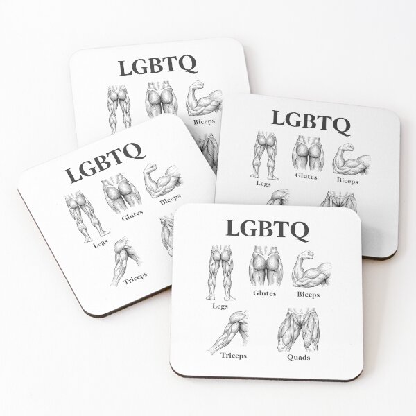 Item preview, LGBTQ Legs Glutes Biceps Triceps Quads designed and sold by zoes-ink.