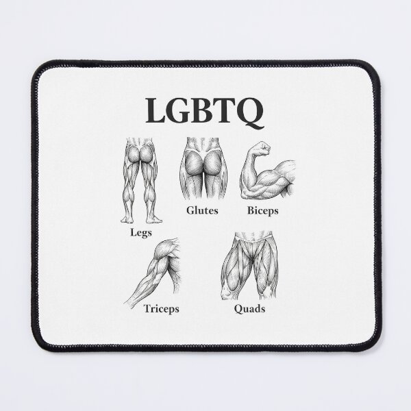Item preview, LGBTQ Legs Glutes Biceps Triceps Quads designed and sold by zoes-ink.