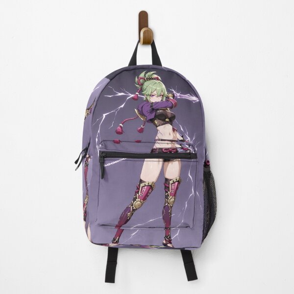 Item preview, Kuki Shinobu Genshin Impact Electric Power Minimal Scene designed and sold by riadjamai.