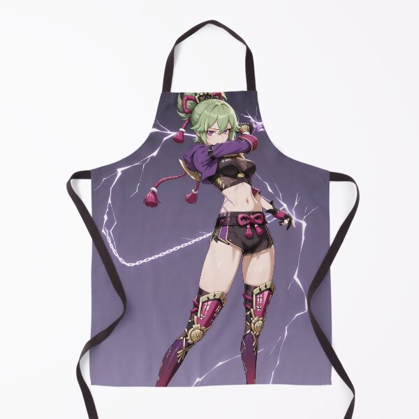 Item preview, Kuki Shinobu Genshin Impact Electric Power Minimal Scene designed and sold by riadjamai.