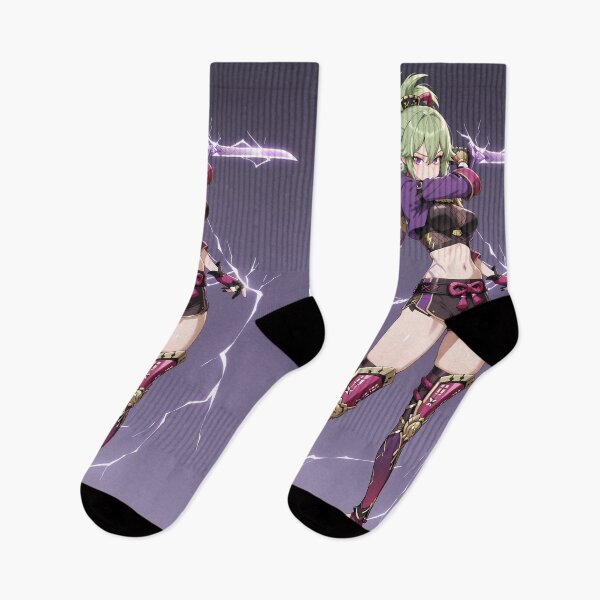 Item preview, Kuki Shinobu Genshin Impact Electric Power Minimal Scene designed and sold by riadjamai.
