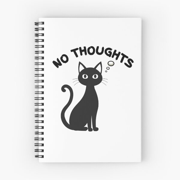 Item preview, No Thoughts Cat Funny Design designed and sold by AdicretorDesign.