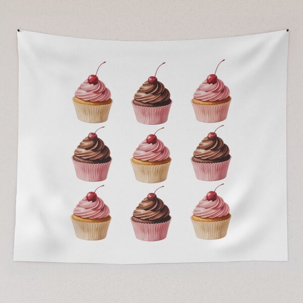 Item preview, Cupcake Pattern designed and sold by TrinaEspinoza.