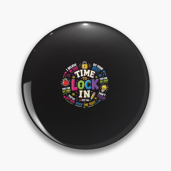 Item preview, Time To Lock In Teacher Test Day Motivation Testing Week Proctor Life School   designed and sold by kiralynstration.
