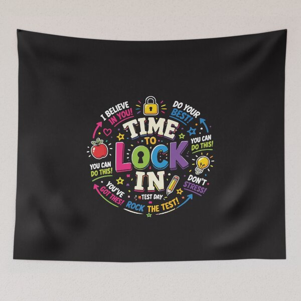 Item preview, Time To Lock In Teacher Test Day Motivation Testing Week Proctor Life School   designed and sold by kiralynstration.
