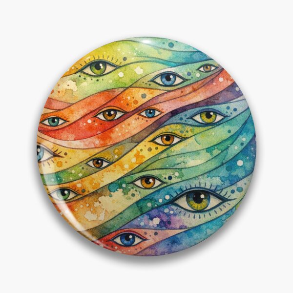 Item preview, Flowing eyescape in the rainbow designed and sold by Sigtrix.