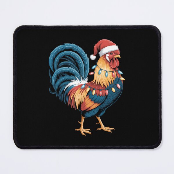 Item preview, Rooster Chicken Christmas Lights Pajama Farmer  designed and sold by TrinaEspinoza.
