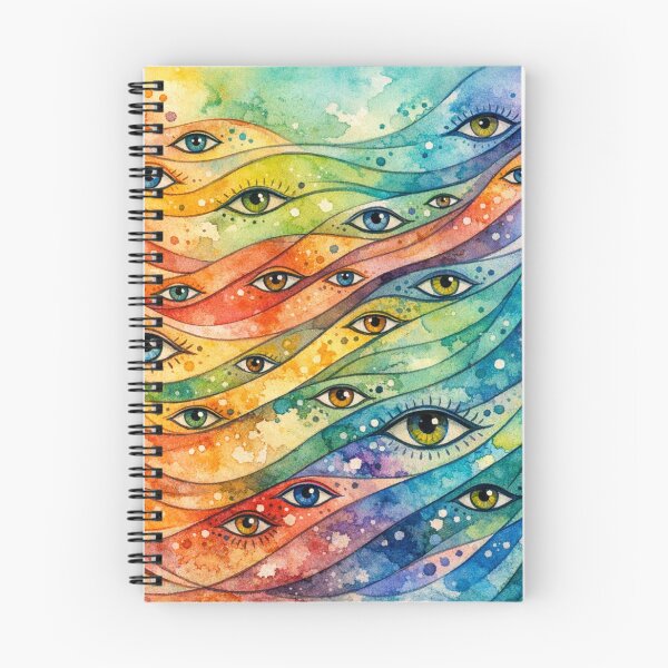 Item preview, Flowing eyescape in the rainbow designed and sold by Sigtrix.