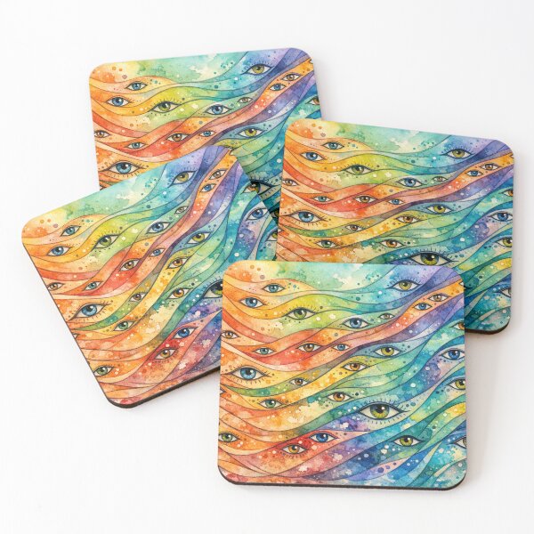 Item preview, Flowing eyescape in the rainbow designed and sold by Sigtrix.