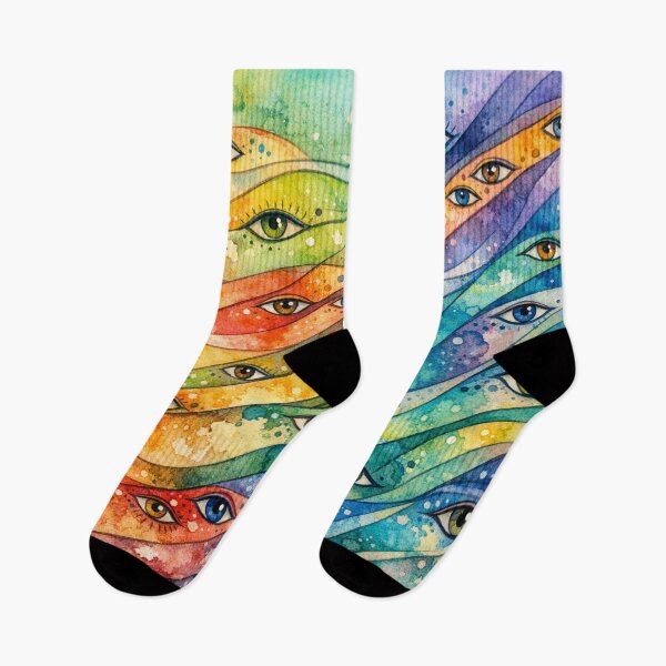 Item preview, Flowing eyescape in the rainbow designed and sold by Sigtrix.