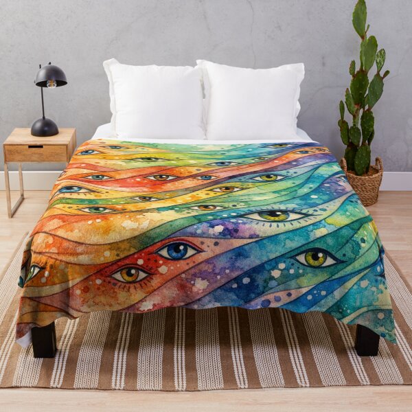 Item preview, Flowing eyescape in the rainbow designed and sold by Sigtrix.