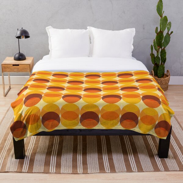 Item preview, Retro vibe geometric - orange and warm brown designed and sold by JMgraphic.