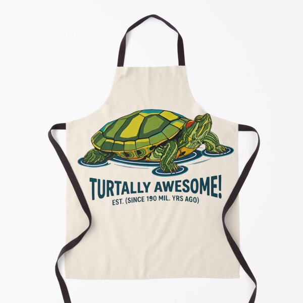 Item preview, Vibrant Red-Eared Slider Turtle Graphic - Turtally Awesome Retro Vector T-Shirt designed and sold by ZyxDes.