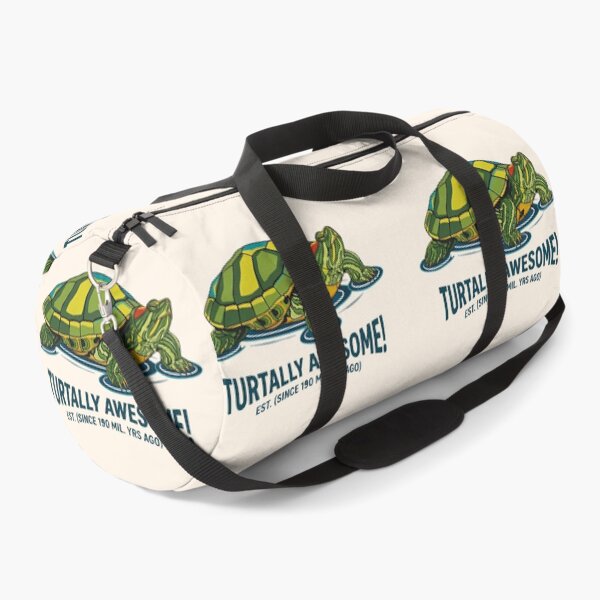 Item preview, Vibrant Red-Eared Slider Turtle Graphic - Turtally Awesome Retro Vector T-Shirt designed and sold by ZyxDes.
