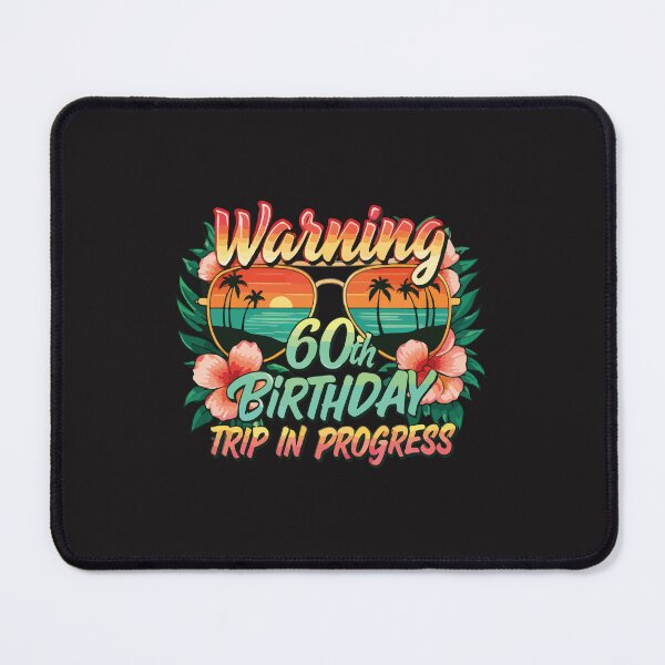 Item preview, Warning 60th Birthday Trip In Progress Funny 60 Years Old Vacation Party Gift designed and sold by kiralynstration.