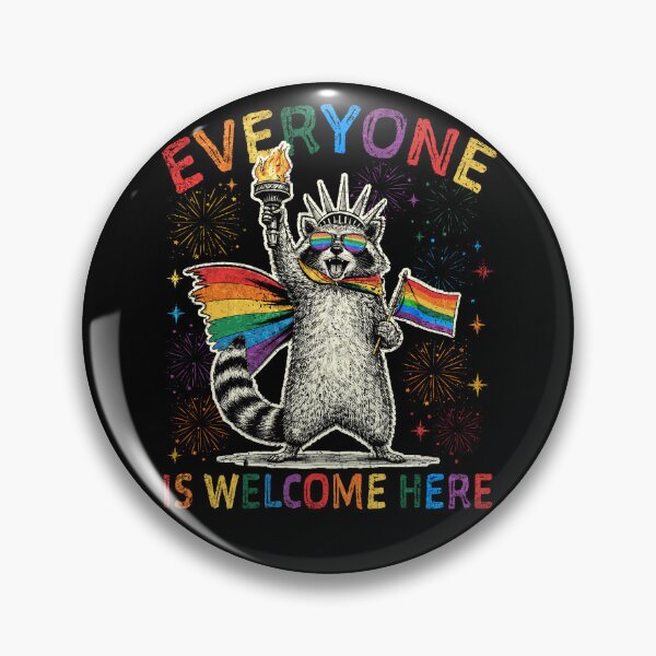 Item preview, LGBT safe space - everyone is welcome here funny Raccoon designed and sold by Ortigzitoun.