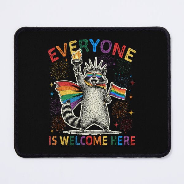 Item preview, LGBT safe space - everyone is welcome here funny Raccoon designed and sold by Ortigzitoun.